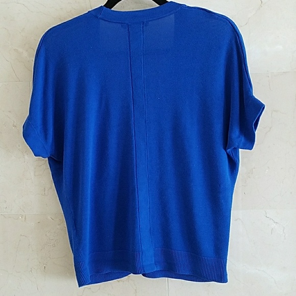 WOMEN'S ROYAL BLUE GAP SWEATER - Picture 2 of 3